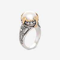 Konstantino Thalia Sterling Silver & 18K Yellow Gold Ring DKJ845 - 122 S7 - THE SOLIST - Konstantino