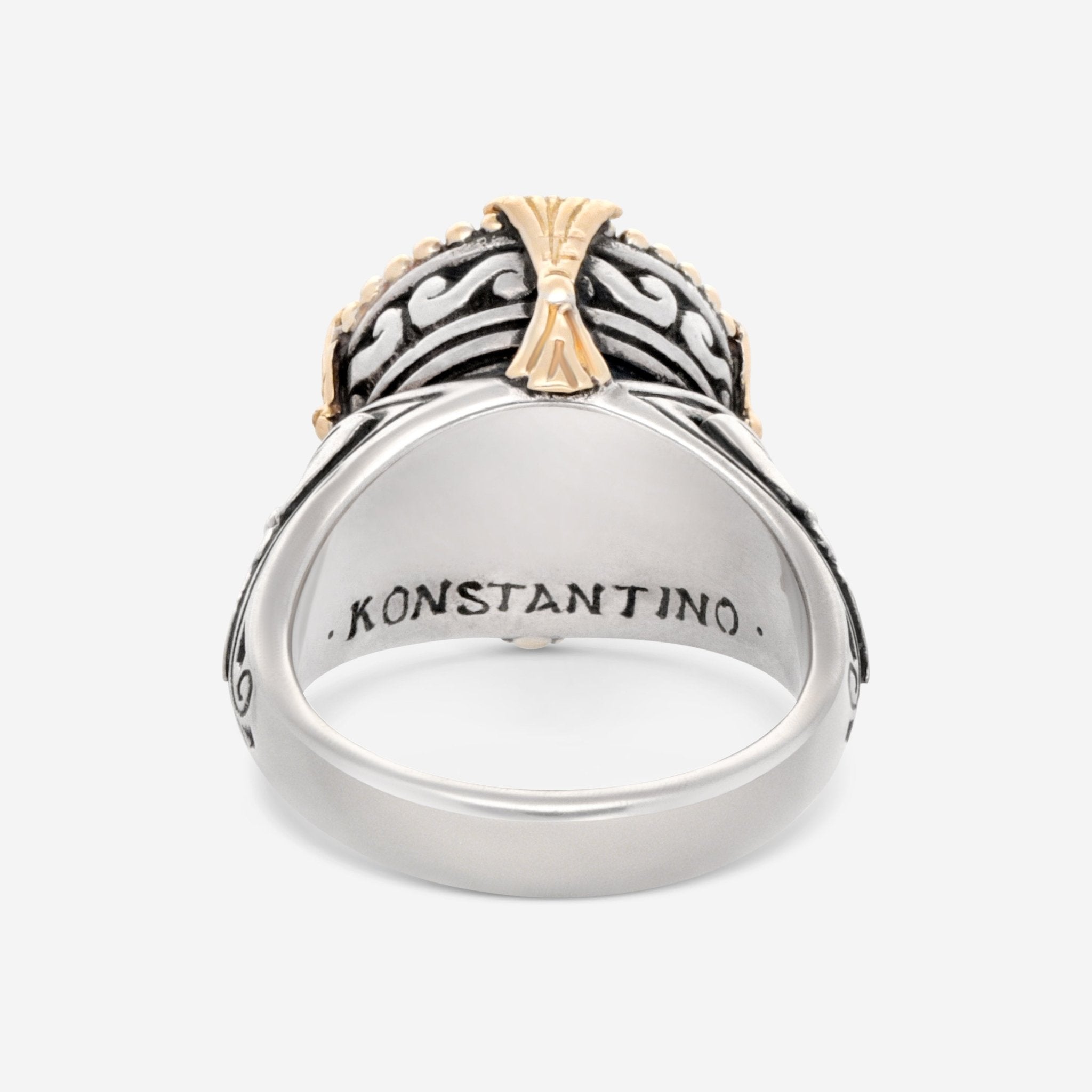 Konstantino Thalia Sterling Silver & 18K Yellow Gold Ring DKJ845 - 122 S7 - THE SOLIST - Konstantino