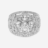 Kwiat 18K White Gold, Diamond Web Band Ring R - 28097 - 0 - DIA - 18KW - THE SOLIST - Kwiat