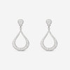 Kwiat Cobblestone Embrace 18K White Gold Diamond Teardrop Earrings E - 2354 - 0 - DIA - 18KW - THE SOLIST - Kwiat