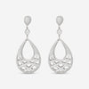 Kwiat Jacquard 18K White Gold Diamond Teardrop Earrings E - 2158 - 0 - DIA - 18KW - THE SOLIST - Kwiat