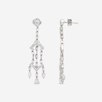 Kwiat Pagoda 18K White Gold Diamond Chandelier Earrings E - 15847 - 0 - DIA - 18KW - THE SOLIST - Kwiat