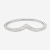 Kwiat Tempo 18K White Gold Diamond 3.29ct. Cuff Bangle Bracelet W - 14385 - 0 - DIA - 18KW - THE SOLIST - Kwiat