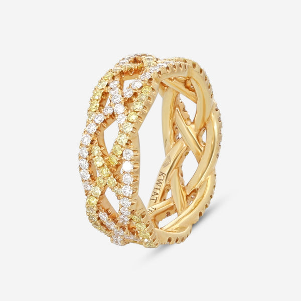 Kwiat Twist 18K Yellow Gold Diamond 4 - Strand Ring W - 14444 - 0 - DIA - 18KY - THE SOLIST - Kwiat