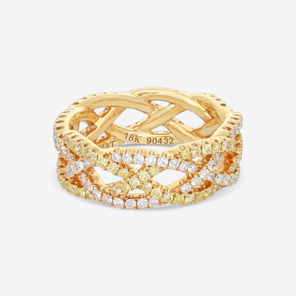 Kwiat Twist 18K Yellow Gold Diamond 4 - Strand Ring W - 14444 - 0 - DIA - 18KY - THE SOLIST - Kwiat