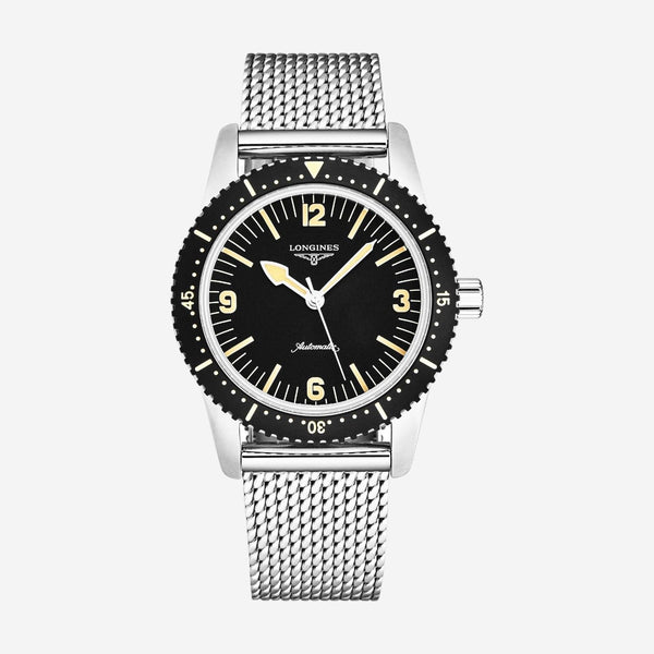 Longines Heritage Skin Diver Stainless Steel Automatic Men's Watch L2.822.4.56.6