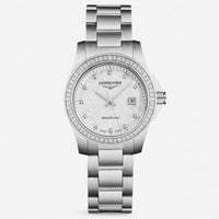 Longines Conquest Stainless Steel Diamond Quartz Ladies Watch L32580886