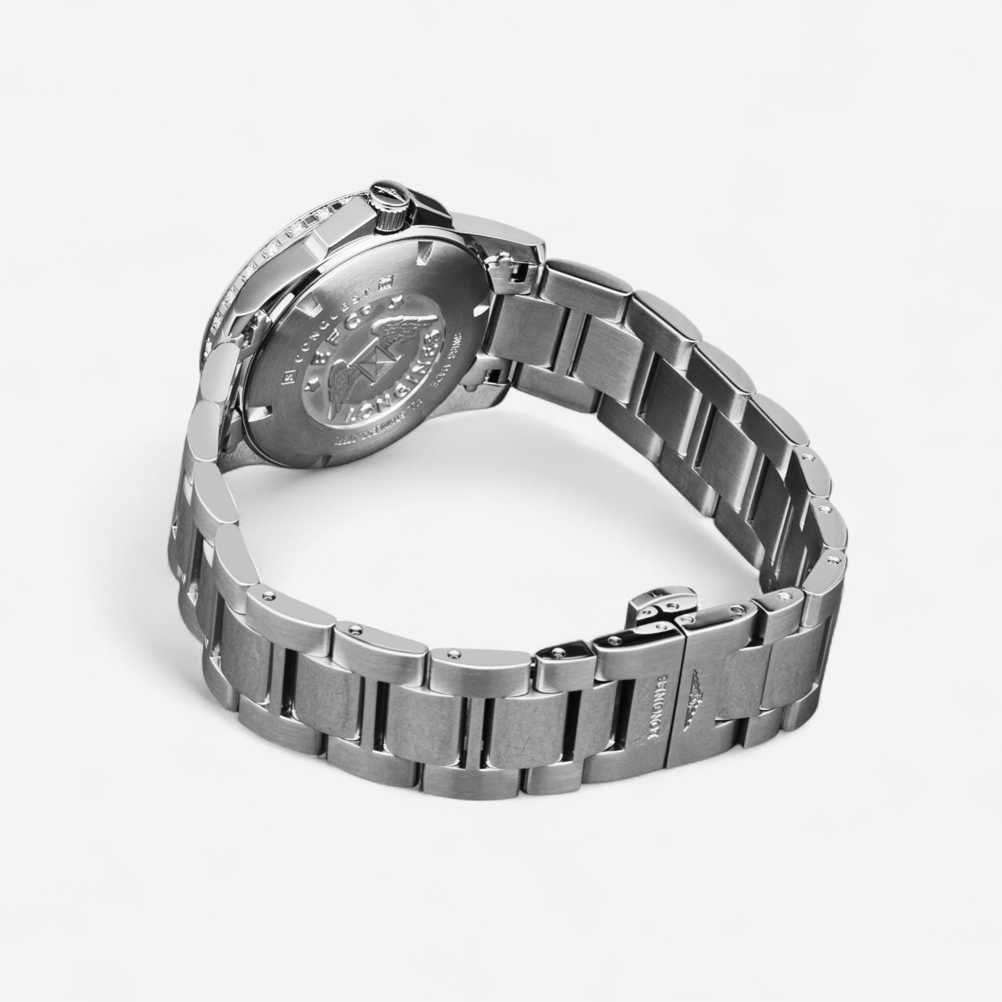 Longines Conquest Stainless Steel Diamond Quartz Ladies Watch L32580886