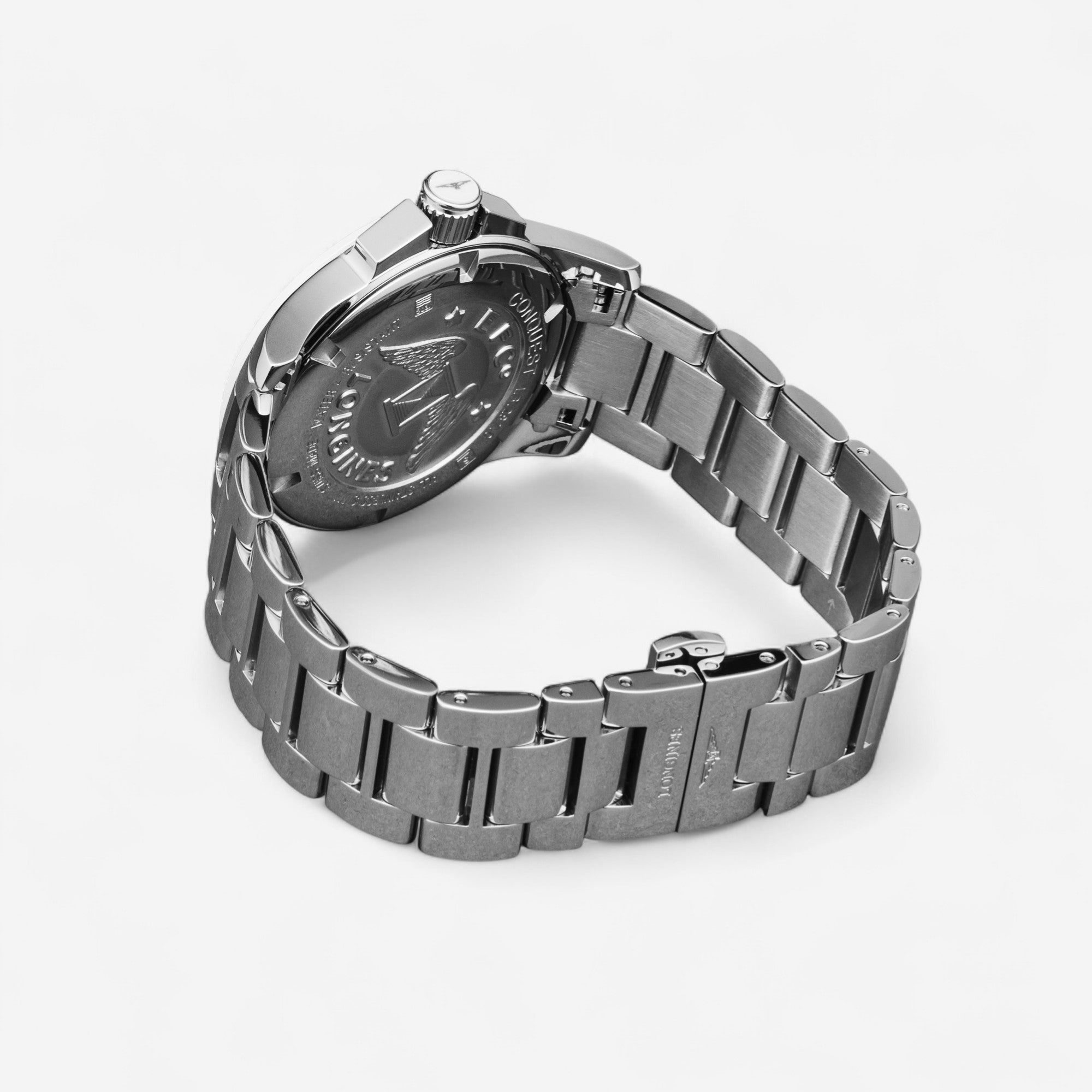 Longines Conquest Stainless Steel Diamond Quartz Ladies Watch L32810876