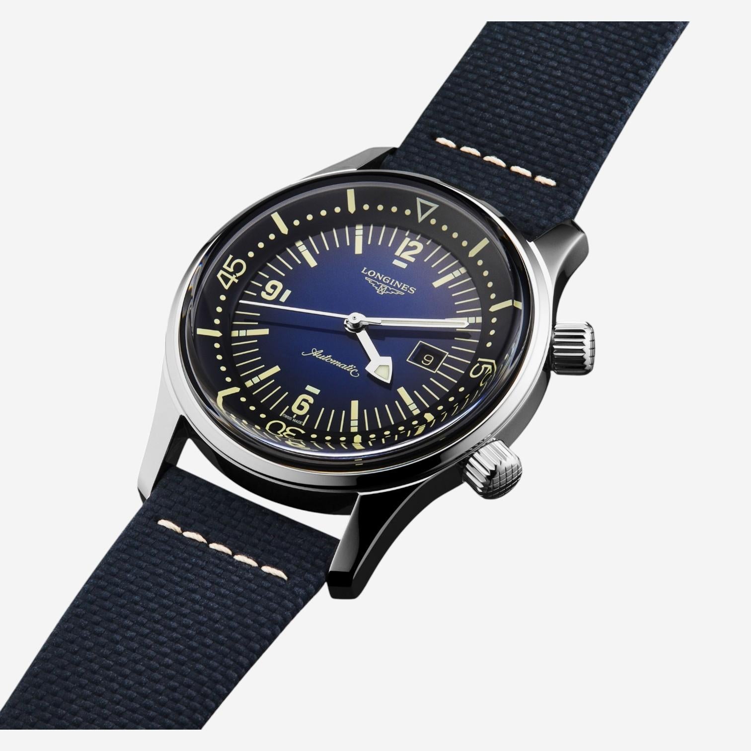 Longines Legend Diver Stainless Steel Automatic Men's Watch L3.374.4.90.2