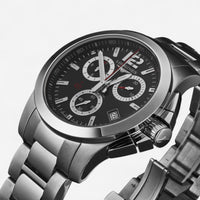 Longines Conquest Chronograph Stainless Steel Quartz Men's Watch L37004566