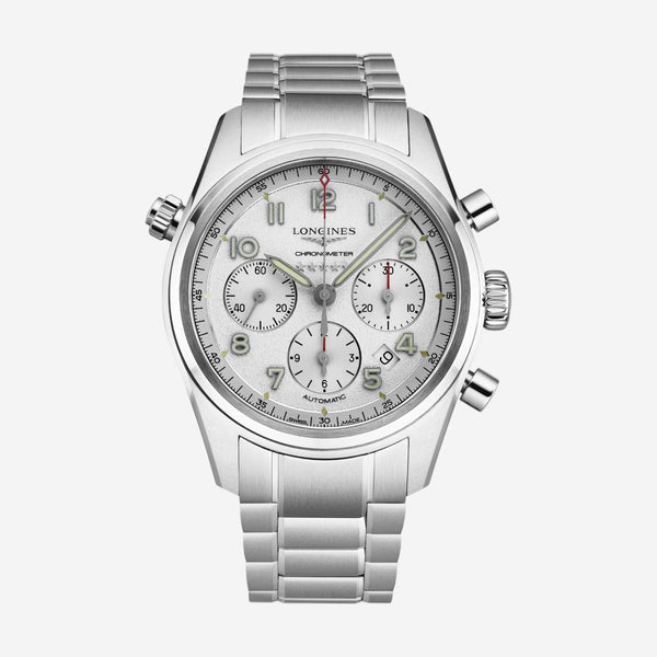 Longines Spirit Chronograph Stainless Steel Automatic Men's Watch L3.820.4.73.6