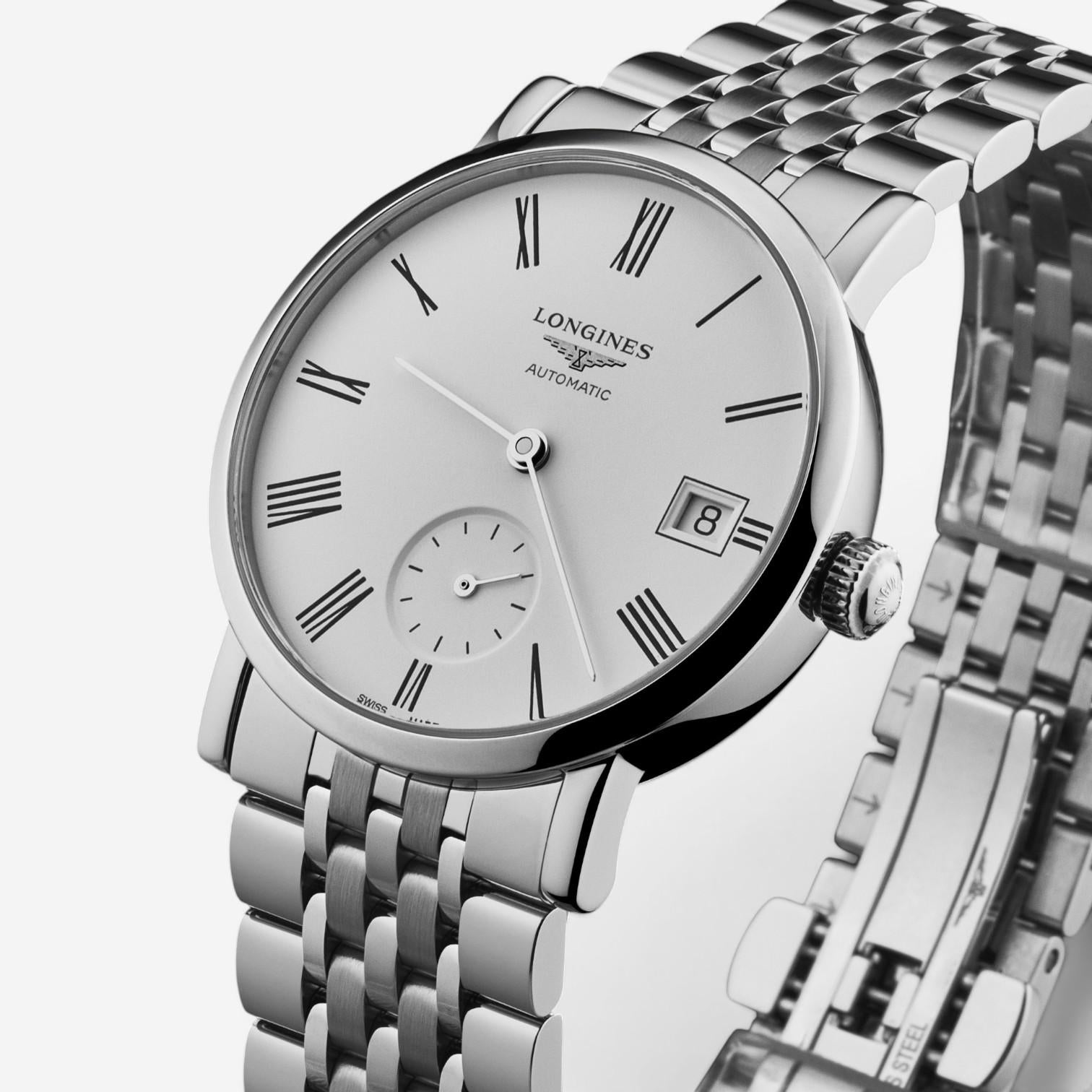 Longines Elegant Stainless Steel Automatic Ladies Watch L4.312.4.11.6