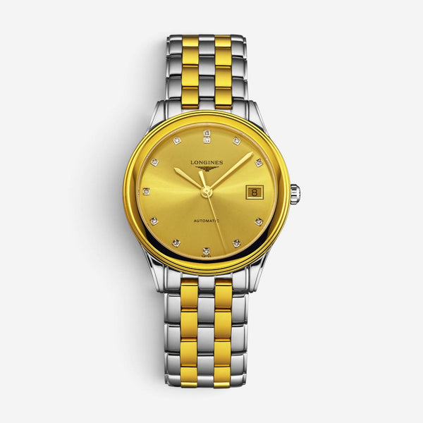 Longines Flagship Steel & 18K Yellow Gold PVD Automatic Men's Watch L4