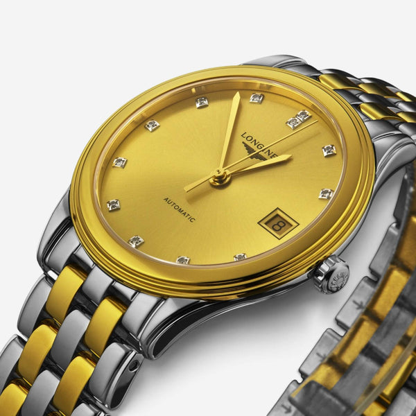 Longines Flagship Steel & 18K Yellow Gold PVD Automatic Men's Watch L4
