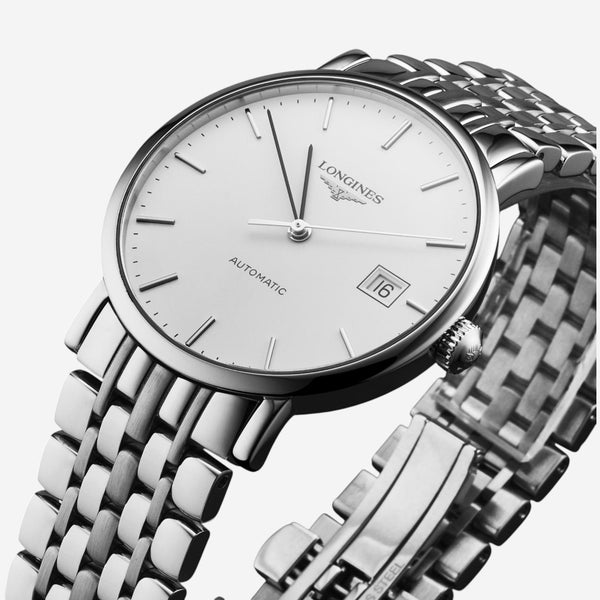 Longines Elegant Stainless Steel Automatic Men's Watch L4.810.4.12.6