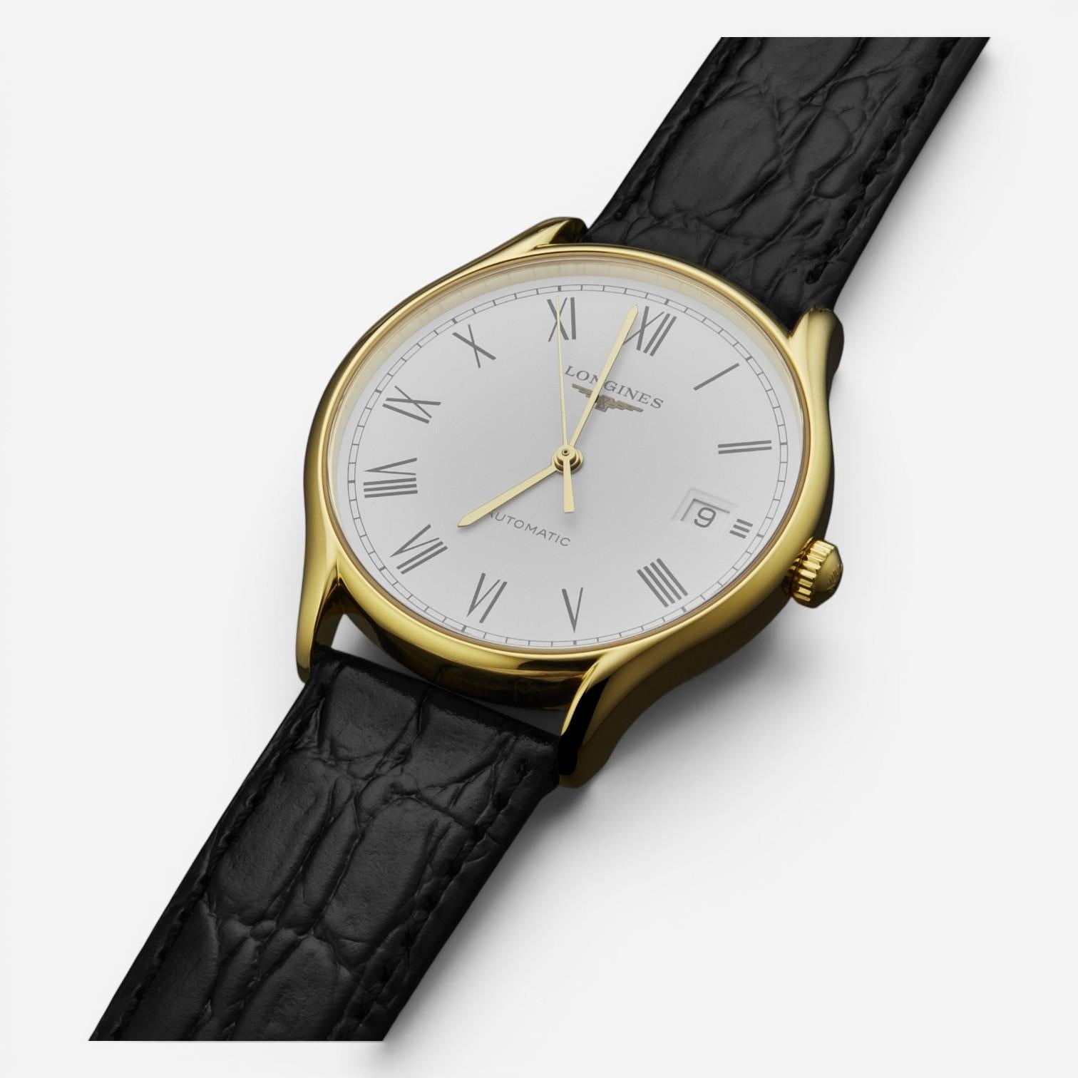 Longines Lyre Stainless Steel & 18K Yellow Gold PVD Automatic Ladies Watch L4.86