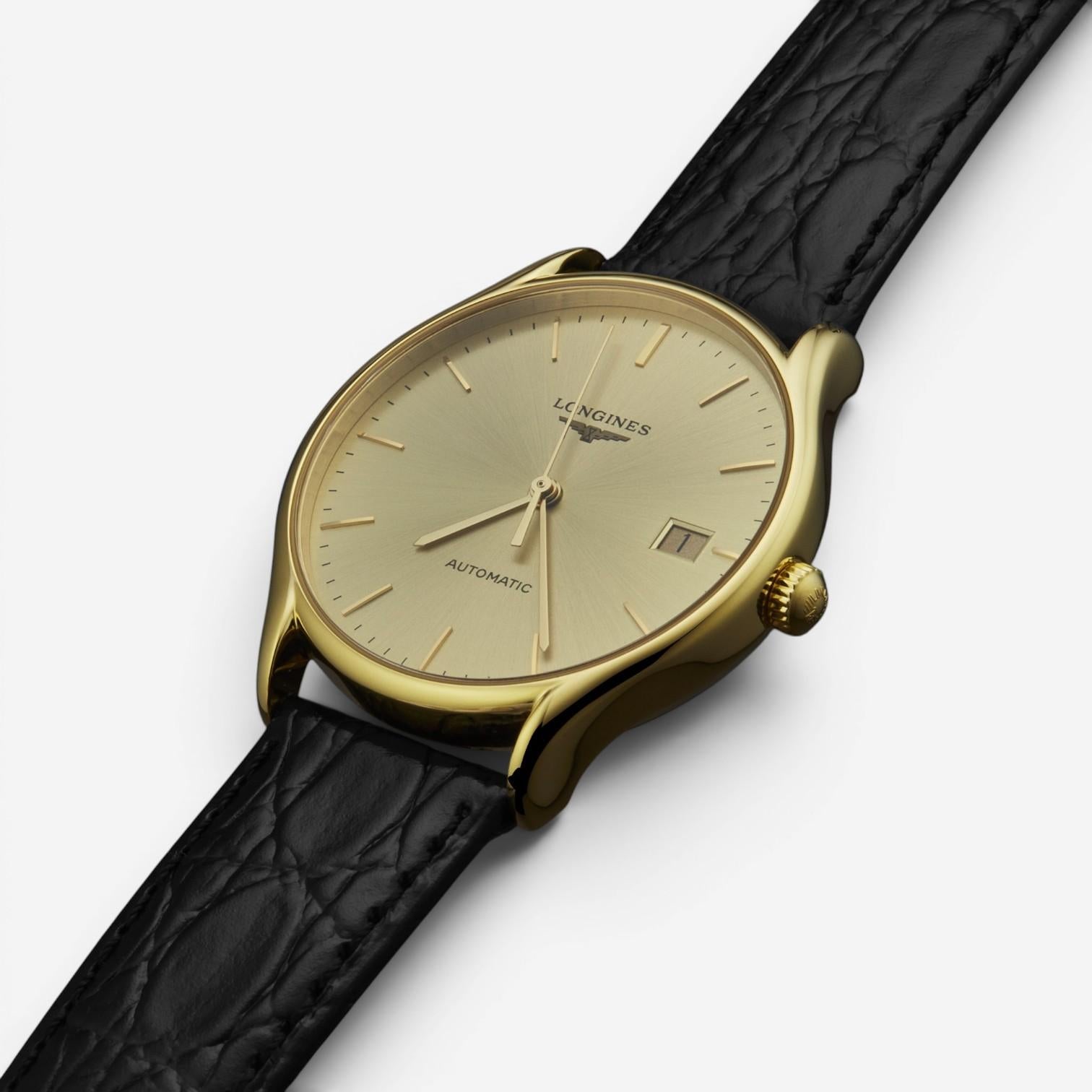 Longines Lyre Stainless Steel & 18K Yellow Gold PVD Automatic Ladies Watch L4.86