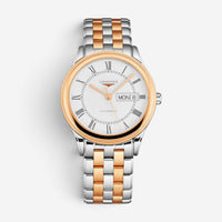 Longines Flagship Stainless Steel & 18K Rose Gold Automatic Men's Watch L4899391