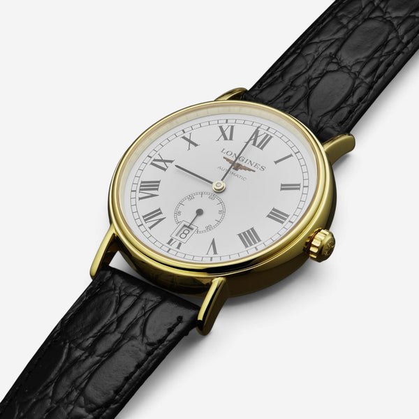 Longines Presence 18K Yellow Gold PVD Automatic Men's Watch L4.904.2.11.2