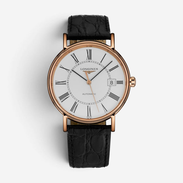 Longines Presence 18K Rose Gold PVD Automatic Men's Watch L4.921.1.11.2