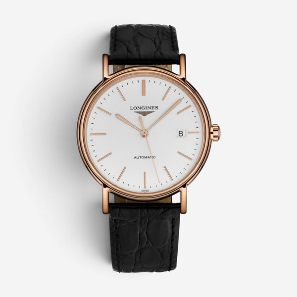 Longines Presence 18K Rose Gold PVD Automatic Men's Watch L4.921.1.12.2