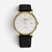Longines Presence 18K Yellow Gold PVD Automatic Men's Watch L4.921.2.12.2