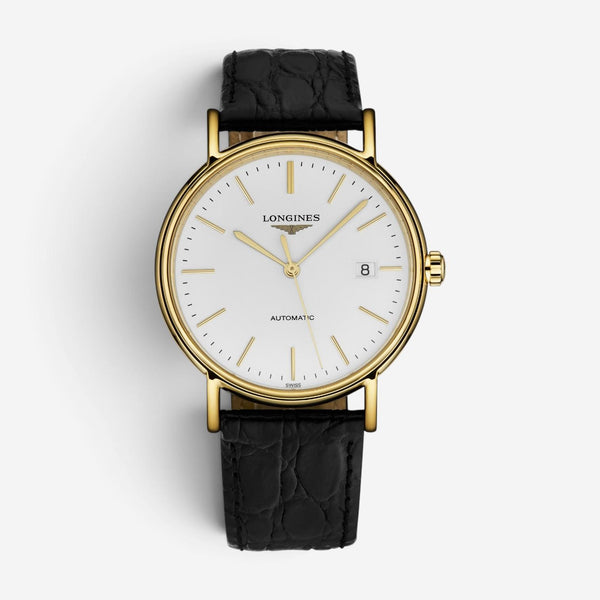 Longines Presence 18K Yellow Gold PVD Automatic Men's Watch L4.921.2.12.2