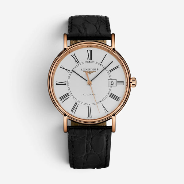 Longines Presence 18K Rose Gold PVD Automatic Men's Watch L4.922.1.11.2