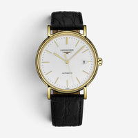Longines Presence 18K Yellow Gold PVD & Steel Automatic Men's Watch L4.922.2.12