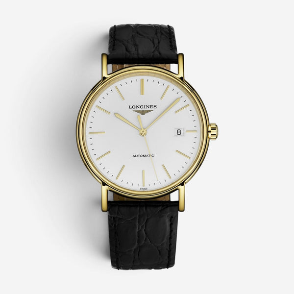 Longines Presence 18K Yellow Gold PVD & Steel Automatic Men's Watch L4.922.2.12