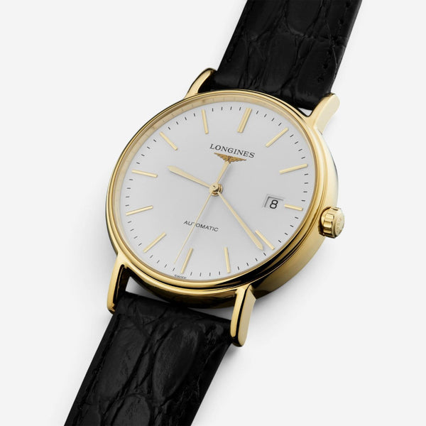 Longines Presence 18K Yellow Gold PVD & Steel Automatic Men's Watch L4.922.2.12
