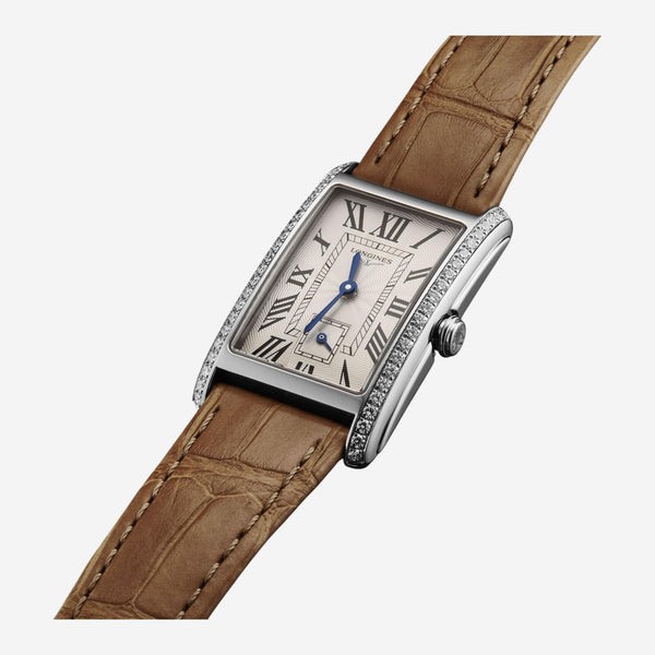 Longines DolceVita Stainless Steel Diamond Quartz Ladies Watch L5.512.0.71.4