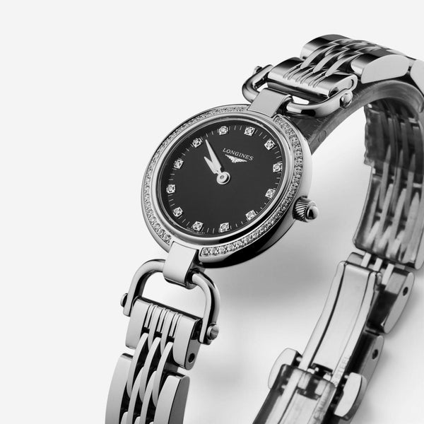 Longines Equestrian Stainless Steel Diamond Quartz Ladies Watch L6.129.0.57.6