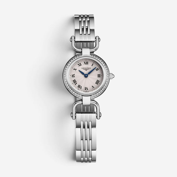 Longines Equestrian Stainless Steel Diamond Quartz Ladies Watch L6.129.0.71.6