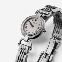 Longines Equestrian Stainless Steel Diamond Quartz Ladies Watch L6.129.0.71.6