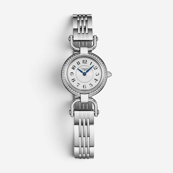 Longines Equestrian Stainless Steel Diamond Quartz Ladies Watch L6.129.0.73.6