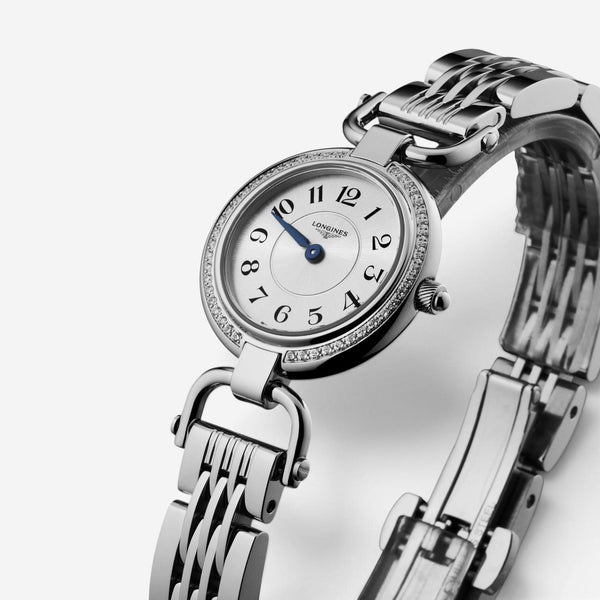 Longines Equestrian Stainless Steel Diamond Quartz Ladies Watch L6.129.0.73.6