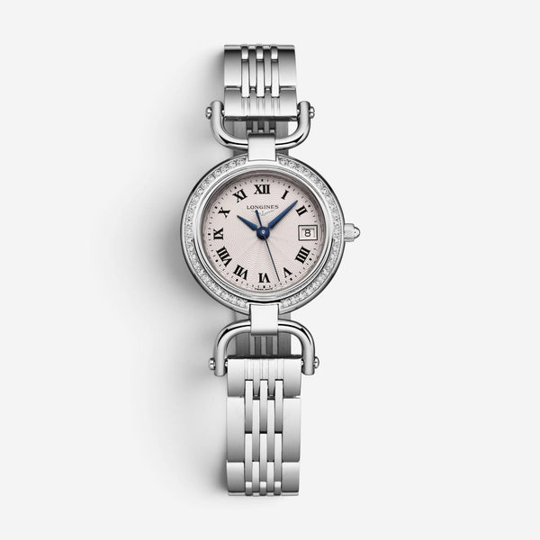 Longines Equestrian Stainless Steel Diamond Quartz Ladies Watch L6.130.0.71.6