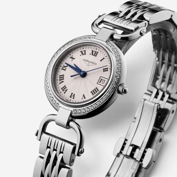 Longines Equestrian Stainless Steel Diamond Quartz Ladies Watch L6.130.0.71.6