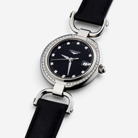 Longines Equestrian Stainless Steel Diamond Quartz Ladies Watch L6.131.0.57.0