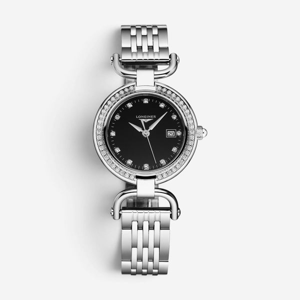 Longines Equestrian Stainless Steel Diamond Quartz Ladies Watch L6.131.0.57.6