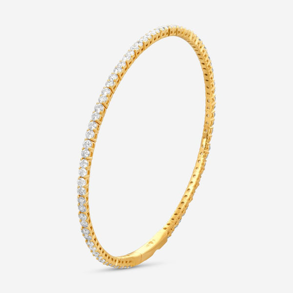 Ina Mar 14K Yellow Gold Diamond Flex Tennis Bangle Bracelet B1100B-FY-200F - THE SOLIST