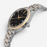 Tudor Style Stainless Steel & 18K Yellow Gold Diamond Automatic Unisex Watch 125