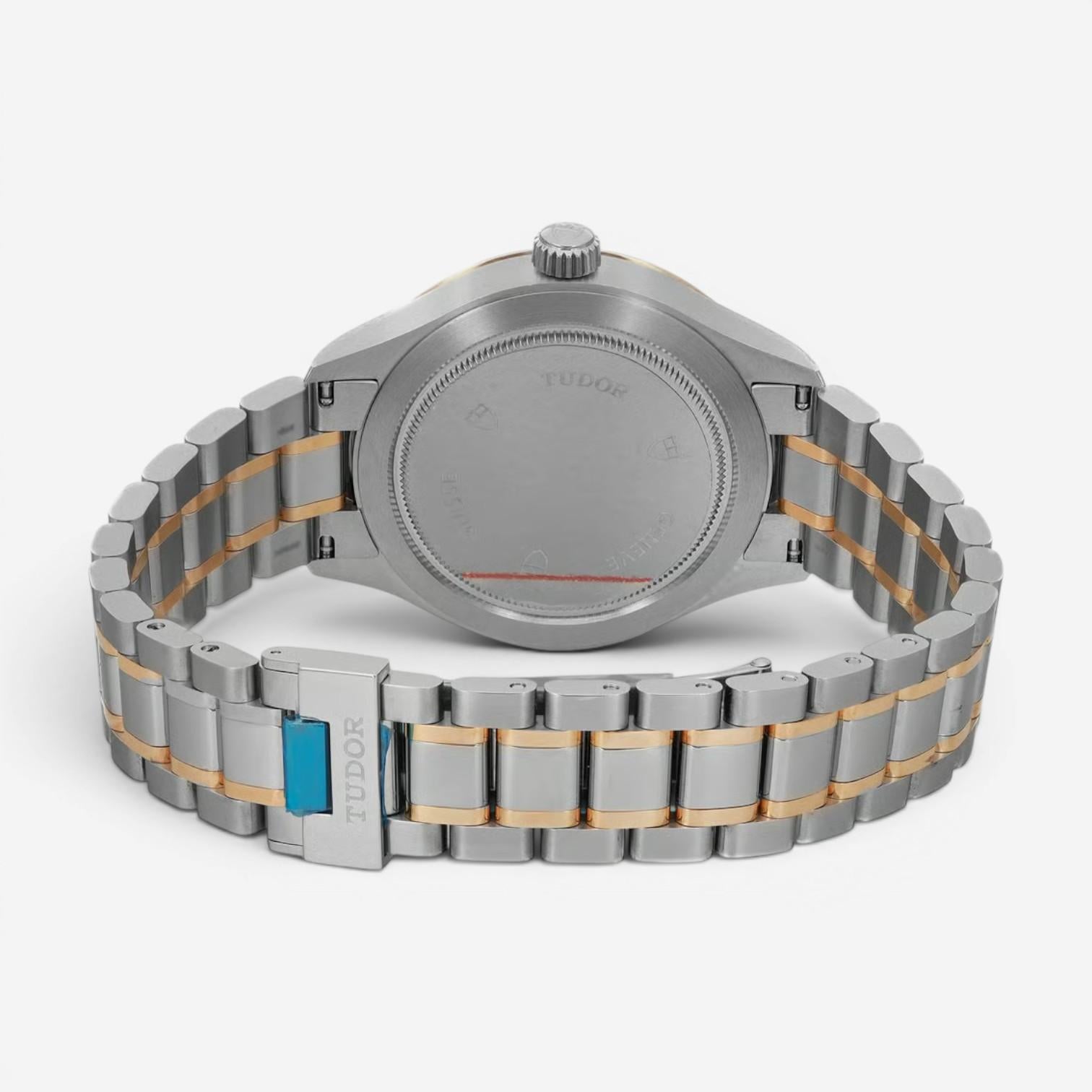 Tudor Style Stainless Steel & 18K Yellow Gold Diamond Automatic Unisex Watch 125