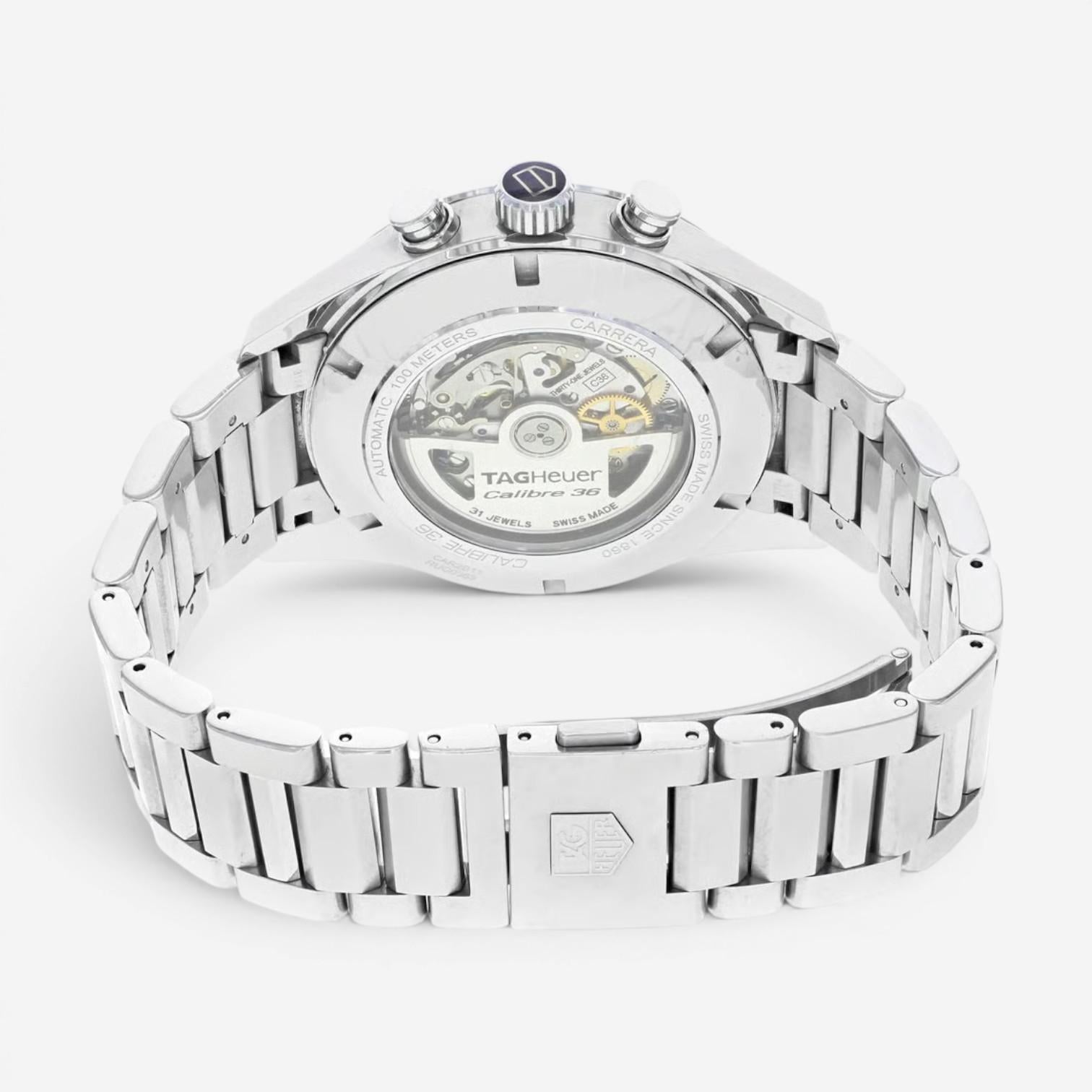 Tag Heuer Carrera Chronograph Stainless Steel Automatic Men's Watch CAR2B11.BA07