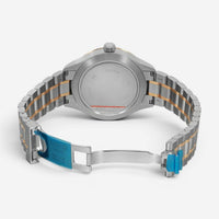 Tudor Style Stainless Steel & 18K Yellow Gold Diamond Automatic Unisex Watch 125