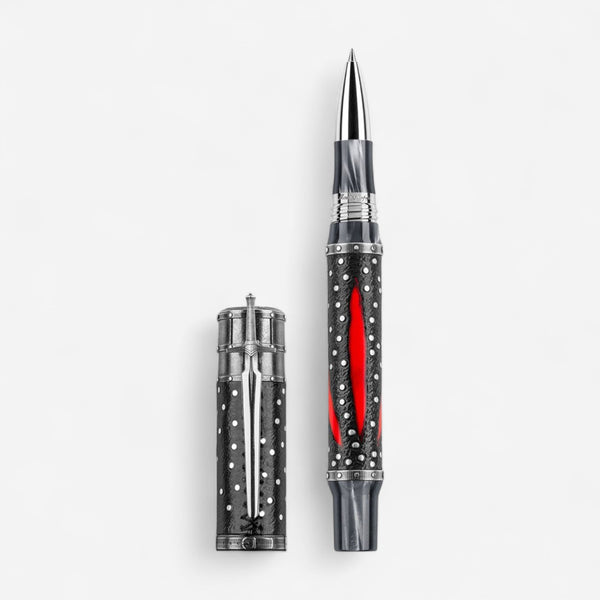 Montegrappa The Witcher: Mutation Limited Edition Black & Silver Rollerball Pen ISWINRSE