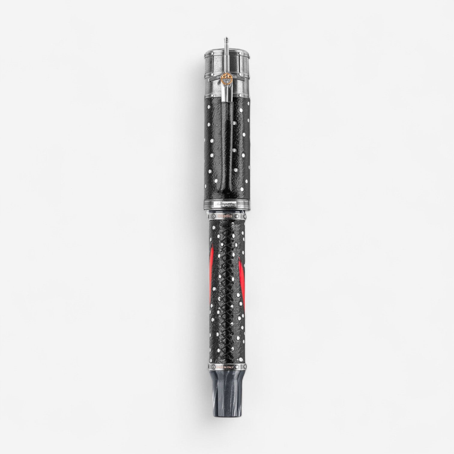 Montegrappa The Witcher: Mutation Limited Edition Black & Silver Rollerball Pen ISWINRSE