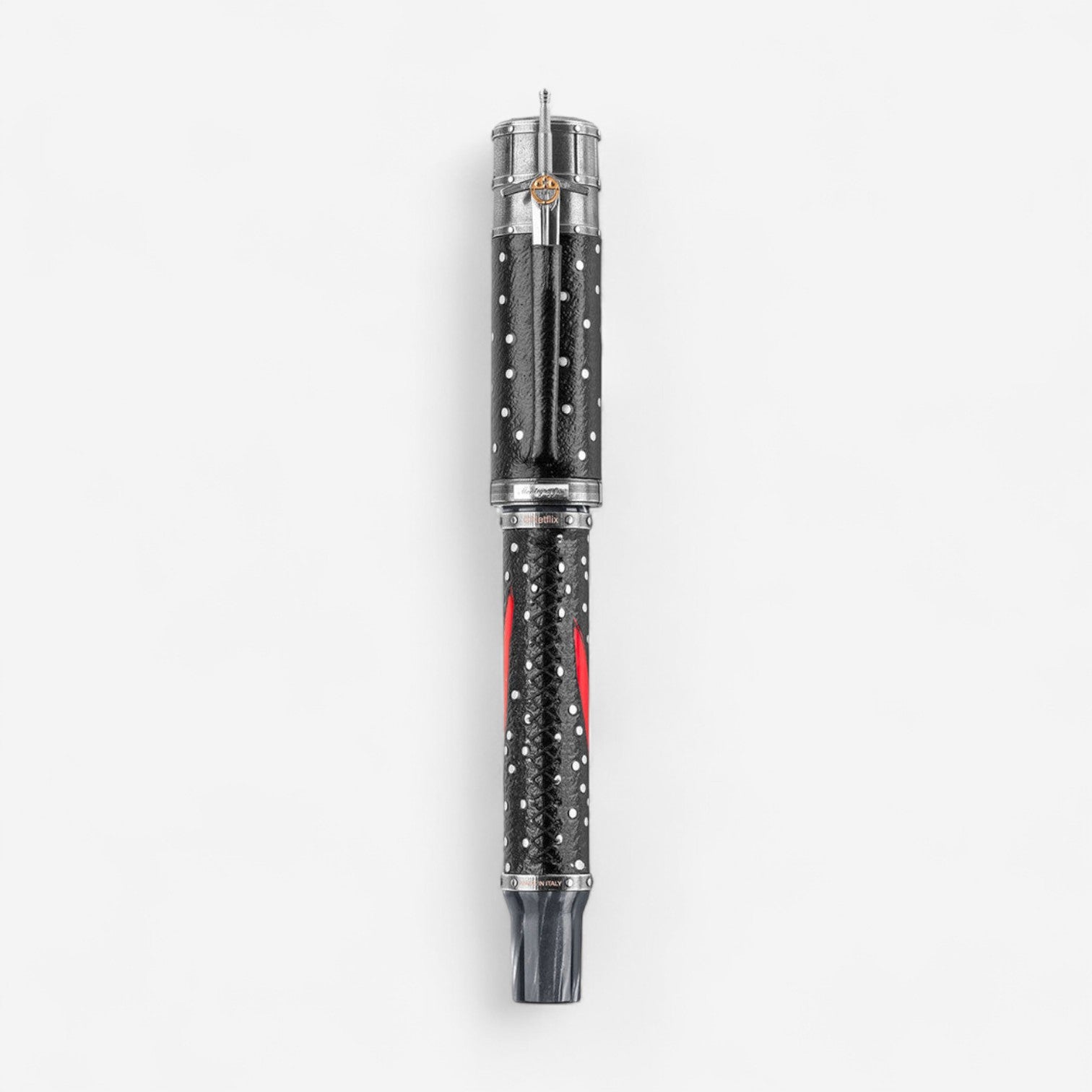 Montegrappa The Witcher: Mutation Limited Edition Black & Silver Fountain Pen (F) ISWIN2SE